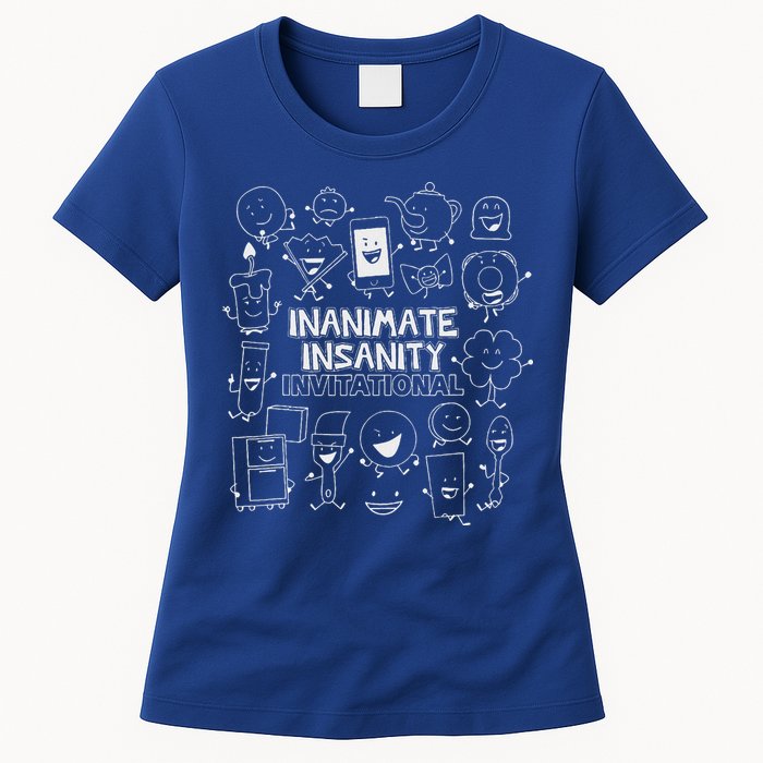 Creator Ink Inanimate Insanity Black And White Matching Womens T-Shirt