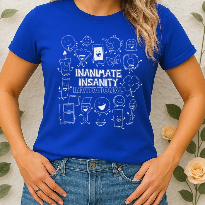 Creator Ink Inanimate Insanity Black And White Matching Womens T-Shirt