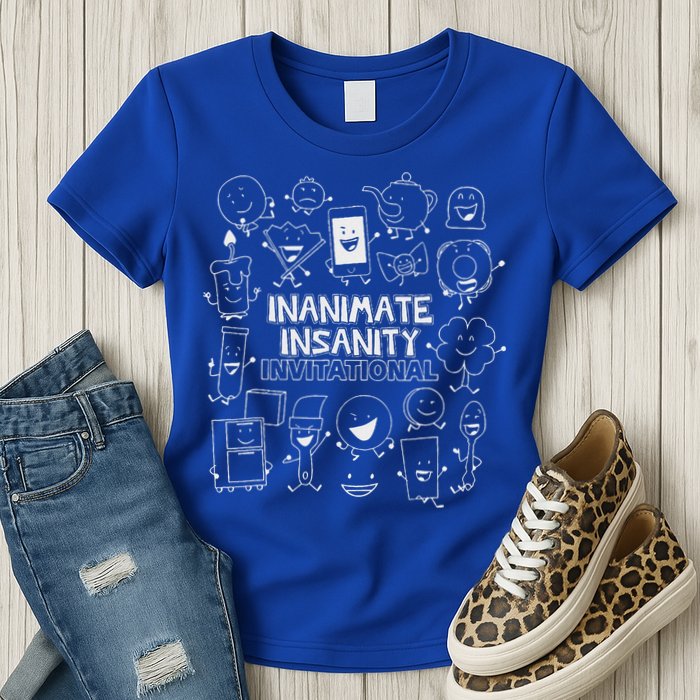 Creator Ink Inanimate Insanity Black And White Matching Womens T-Shirt
