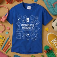 Creator Ink Inanimate Insanity Black And White Matching Kids T-Shirt