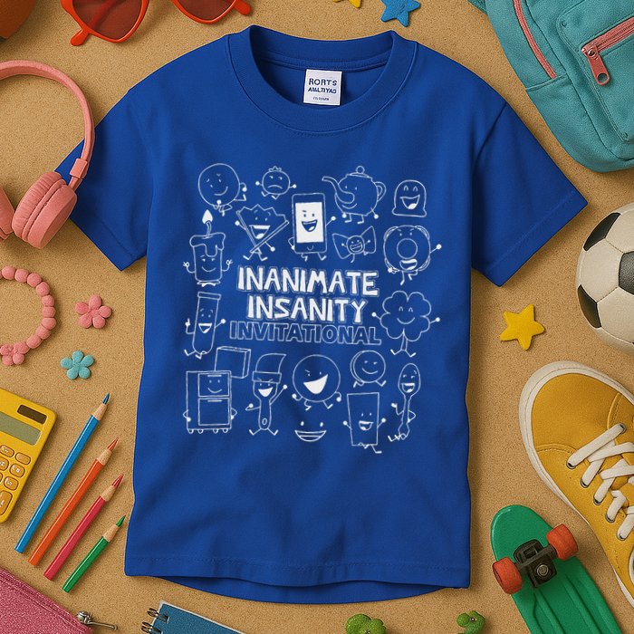Creator Ink Inanimate Insanity Black And White Matching Kids T-Shirt