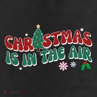 Christmas Is In The Air Holiday Gift 7 Panel Mesh Trucker Snapback Hat