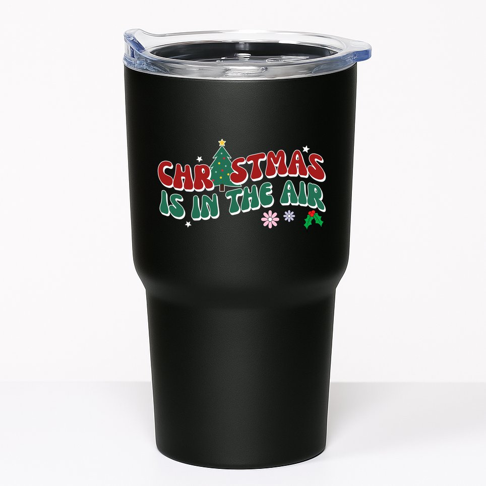 Christmas Is In The Air Holiday Gift Tumbler