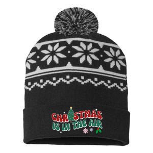 Christmas Is In The Air Holiday Gift USA-Made Snowflake Beanie