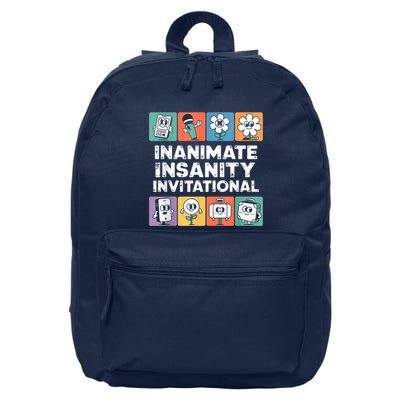 Creator Ink Inanimate Insanity Black And White Funny Meme 16 in Basic Backpack