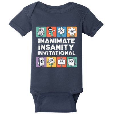 Creator Ink Inanimate Insanity Black And White Funny Meme Baby Bodysuit