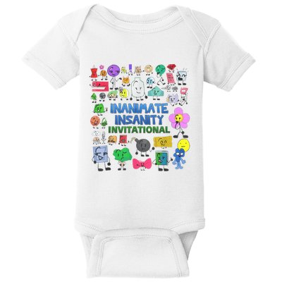 Creator Ink Inanimate Insanity Black And White Funny Meme Baby Bodysuit