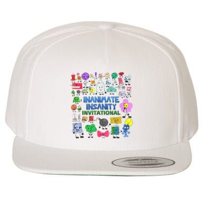 Creator Ink Inanimate Insanity Black And White Funny Meme Wool Snapback Cap