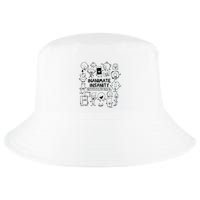 Creator Ink Inanimate Insanity Black And White Funny Cool Comfort Performance Bucket Hat
