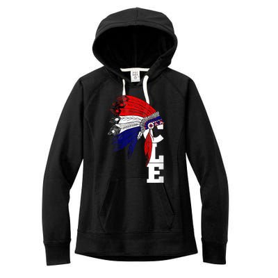 Cleveland Iroqios Indian Tribe Women's Fleece Hoodie