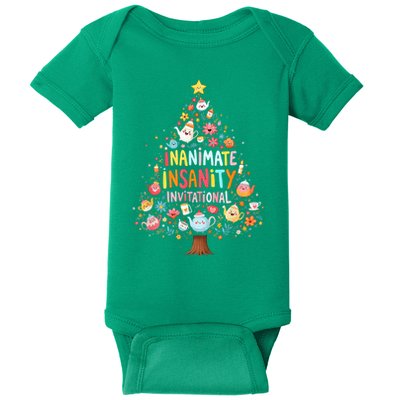 Creator Ink Inanimate Insanity Christmas Tree Xmas Funny Baby Bodysuit