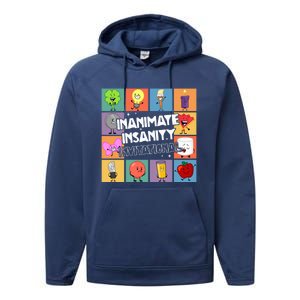 Creator Ink Inanimate Insanity Black And White Funny Meme Performance Fleece Hoodie