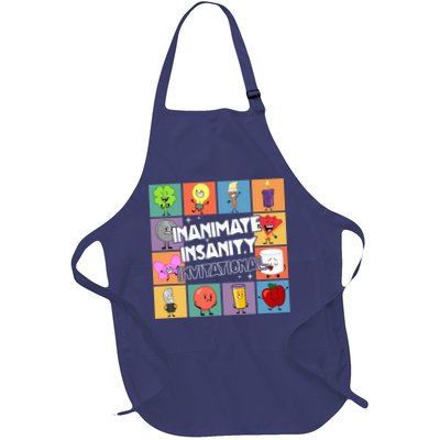 Creator Ink Inanimate Insanity Black And White Funny Meme Full-Length Apron With Pockets