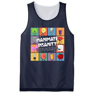 Creator Ink Inanimate Insanity Black And White Funny Meme Mesh Reversible Basketball Jersey Tank