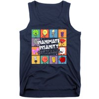 Creator Ink Inanimate Insanity Black And White Funny Meme Tank Top