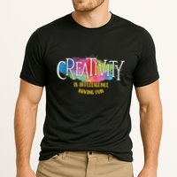 Creativity Is Intelligence Having Fun Artist Drawing Arts Cooling Performance Crew T-Shirt