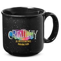 Creativity Is Intelligence Having Fun Artist Drawing Arts 15oz Campfire Ceramic Mug
