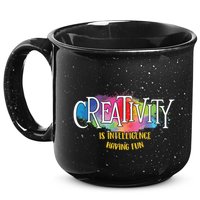 Creativity Is Intelligence Having Fun Artist Drawing Arts 15oz Campfire Ceramic Mug