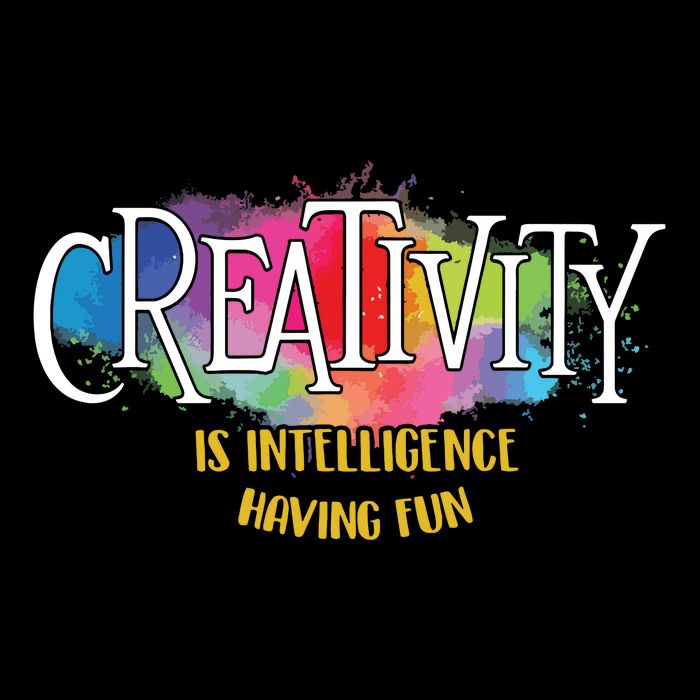Creativity Is Intelligence Having Fun Artist Drawing Arts Short Acrylic Beanie