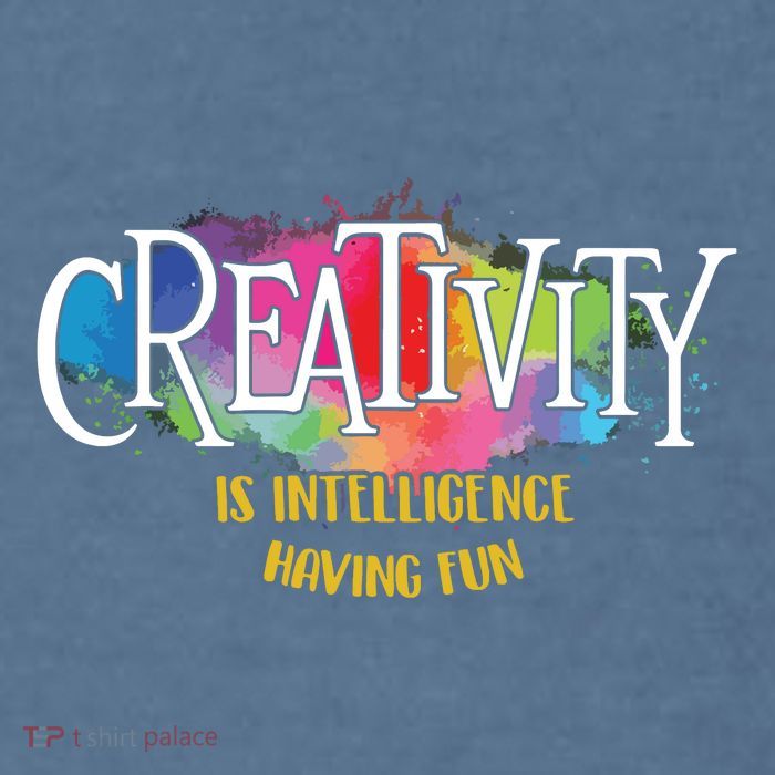 Creativity Is Intelligence Having Fun Artist Drawing Arts Garment-Dyed Sweatshirt