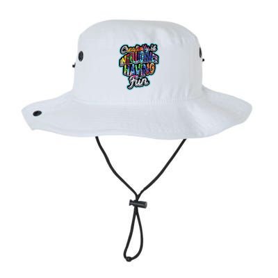 Creativity Is Intelligence Having Fun Artistic Teacher Legacy Cool Fit Booney Bucket Hat