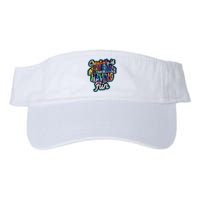 Creativity Is Intelligence Having Fun Artistic Teacher Valucap Bio-Washed Visor