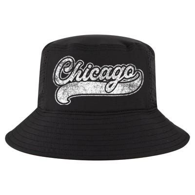 Chicago Illinois IL Retro Baseball Style Vintage Gift Cool Comfort Performance Bucket Hat