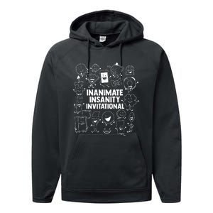 Creator Ink Inanimate Insanity Black And White Performance Fleece Hoodie