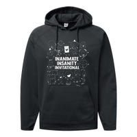 Creator Ink Inanimate Insanity Black And White Performance Fleece Hoodie