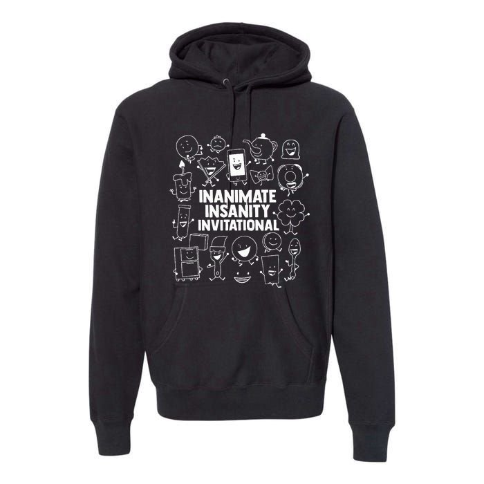 Creator Ink Inanimate Insanity Black And White Premium Hoodie