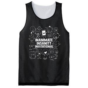 Creator Ink Inanimate Insanity Black And White Mesh Reversible Basketball Jersey Tank