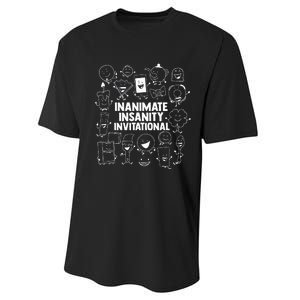 Creator Ink Inanimate Insanity Black And White Performance Sprint T-Shirt