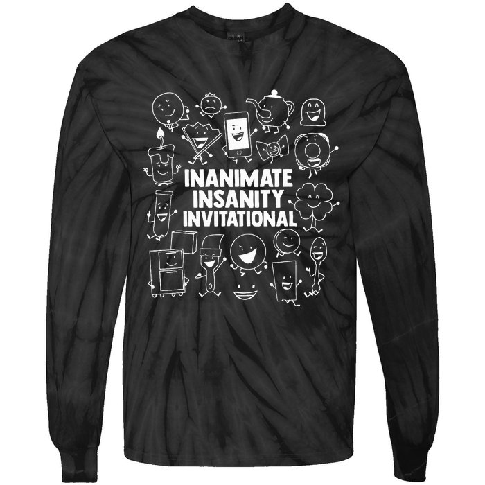 Creator Ink Inanimate Insanity Black And White Tie-Dye Long Sleeve Shirt