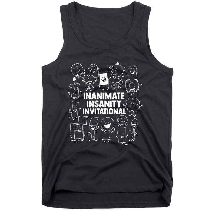 Creator Ink Inanimate Insanity Black And White Tank Top