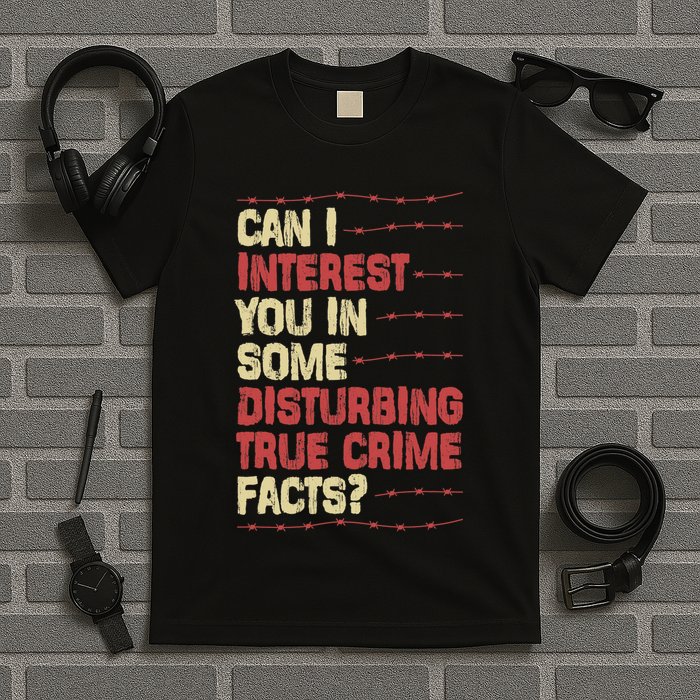 Can I Interest You In Some Disturbing True Crime Facts T-Shirt