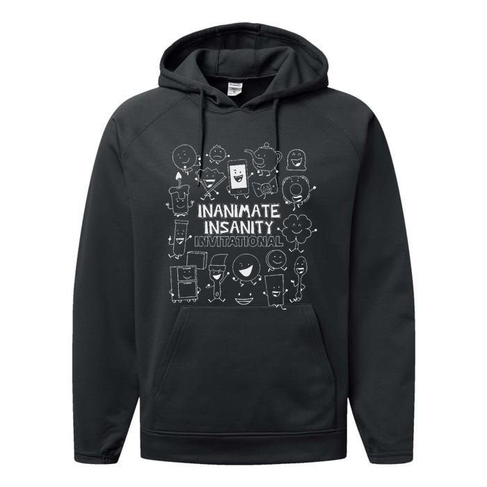 Creator Ink Inanimate Insanity Black And White Matching Performance Fleece Hoodie