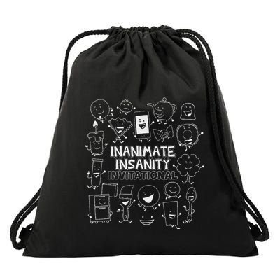 Creator Ink Inanimate Insanity Black And White Matching Drawstring Bag