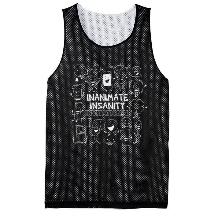 Creator Ink Inanimate Insanity Black And White Matching Mesh Reversible Basketball Jersey Tank