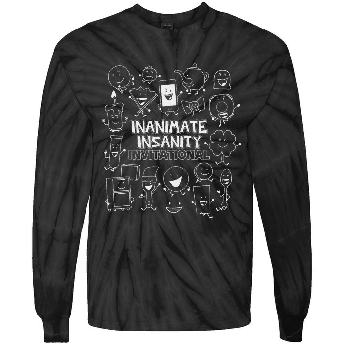 Creator Ink Inanimate Insanity Black And White Matching Tie-Dye Long Sleeve Shirt