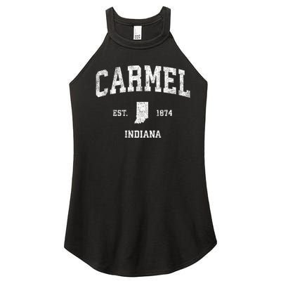 Carmel Indiana In Vintage Sports Women’s Perfect Tri Rocker Tank