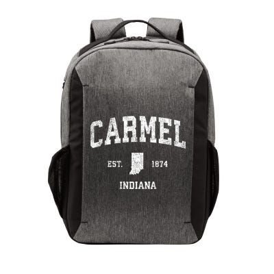 Carmel Indiana In Vintage Sports Vector Backpack
