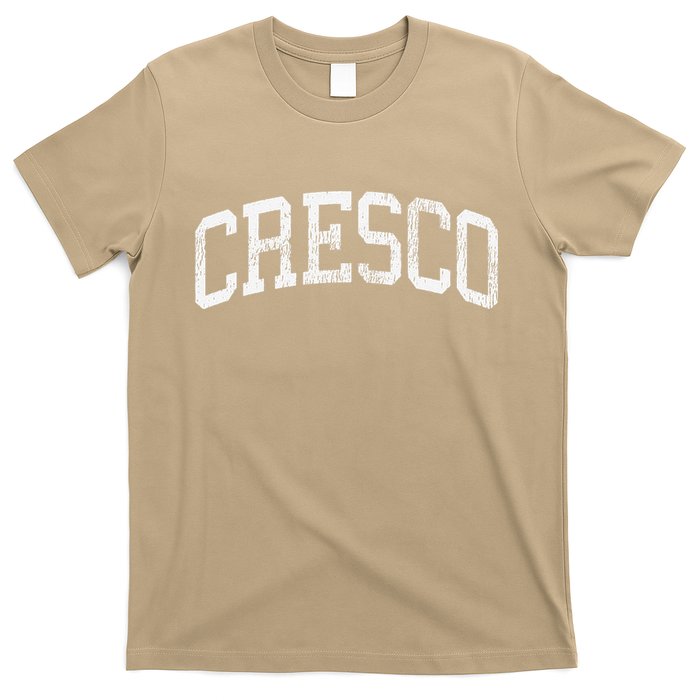 Cresco Iowa Ia Vintage Athletic Sports T-Shirt