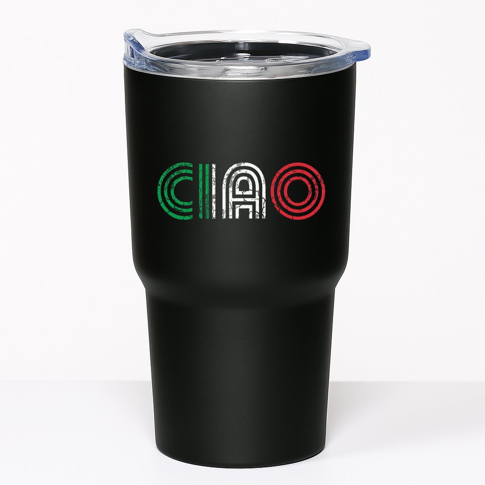 Ciao Italian Italia Italy Italiano Retro Hello Family Tumbler