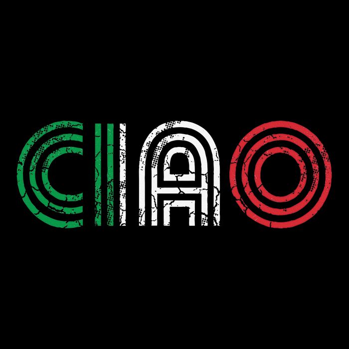 Ciao Italian Italia Italy Italiano Retro Hello Family Visor