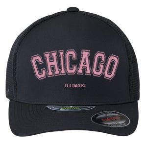 Chicago Illinois Il Varsity Style On Chicago Flexfit Unipanel Trucker Cap