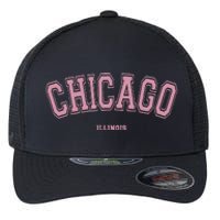 Chicago Illinois Il Varsity Style On Chicago Flexfit Unipanel Trucker Cap