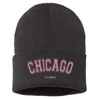 Chicago Illinois Il Varsity Style On Chicago Sustainable Knit Beanie