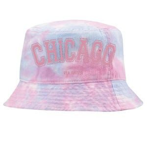 Chicago Illinois Il Varsity Style On Chicago Tie-Dyed Bucket Hat