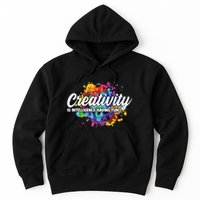 Creativity Is Intelligence Having Fun Creative Artist Hoodie