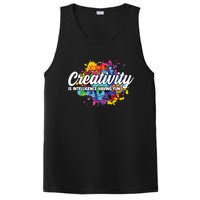 Creativity Is Intelligence Having Fun Creative Artist PosiCharge Competitor Tank